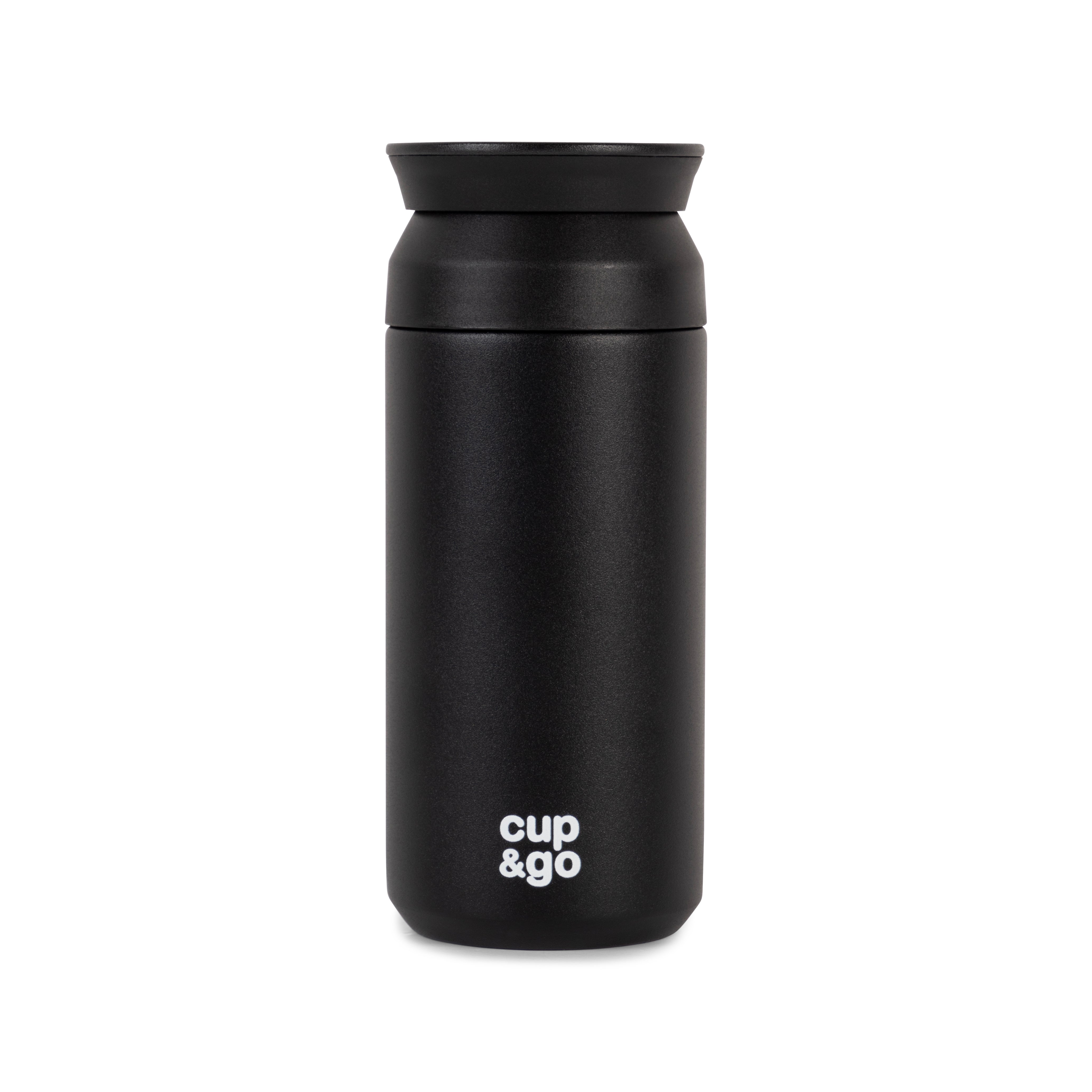 Nacht Zwart CUPGO Explorer – de ideale thermosbeker voor onderweg, past perfect in elke autobekerhouder